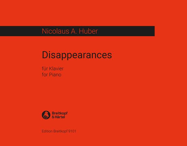 Disappearances : For Piano (1995).