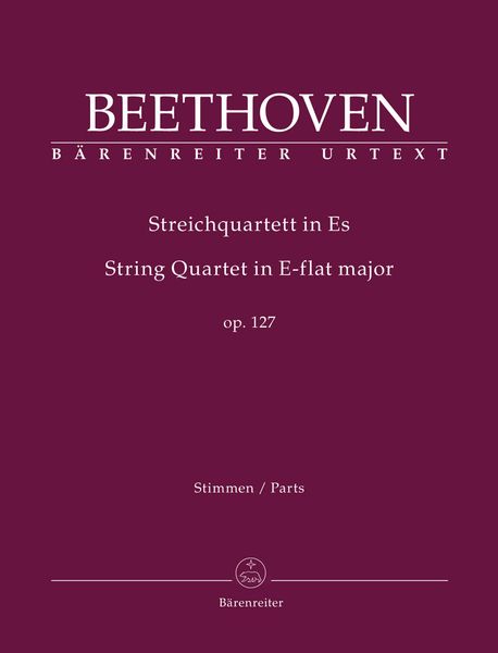 Streichquartett In Es, Op. 127 / edited by Jonathan Del Mar.