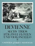 Six Trios, Op. 19, Vol. 2 (Nos. 4-6) : For Two Flutes (Flute. & Vln) and Violoncello.