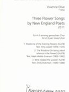 Three Flower Songs by New England Poets : For 4-5 Part Mixed Choir (2011).
