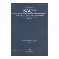 Schau, Lieber Gott, Wie Meine Feind, BWV 153 / edited by Karin Wollschläger.
