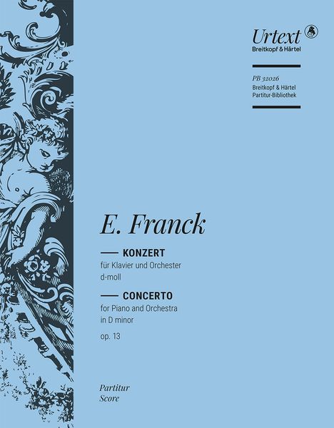 Konzert D-Moll, Op. 13 : Für Klavier und Orchester / edited by James Tocco.