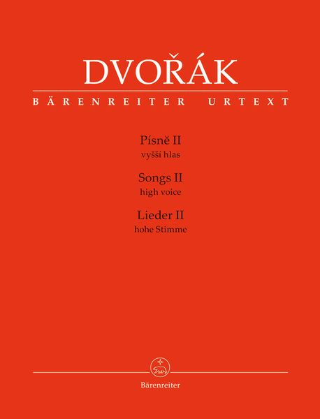 Songs II : For High Voice / edited by Veronika Vejvodova.