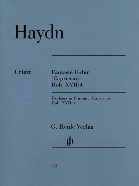 Fantasie C-Dur (Capriccio), Hob. XVII:4 : For Piano / edited by Sonja Gerlach.