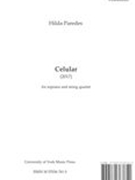 Celular : For Soprano and String Quartet (2017).