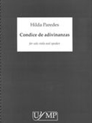 Condice De Adivinanzas : For Solo Viola and Speaker (2017).