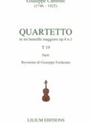 Quartetto In Mi Bemolle Maggiore, Op. 4 N. 1, T 19 / edited by Giuseppe Fochesato.