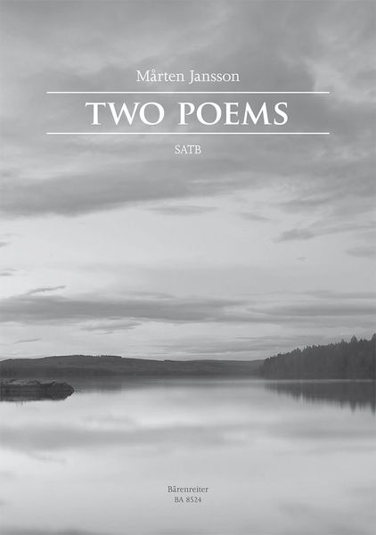 Two Poems : For SATB.