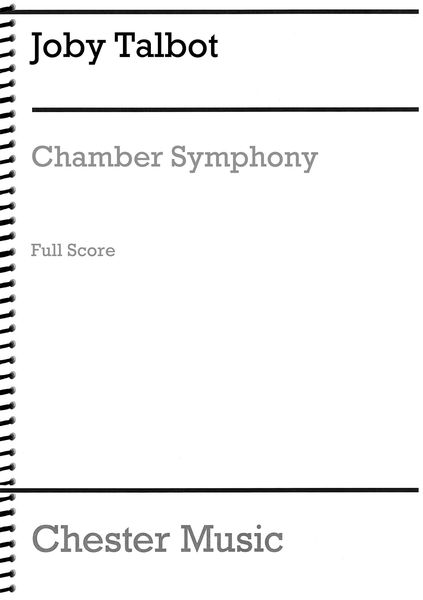 Chamber Symphony : For Orchestra (2012).
