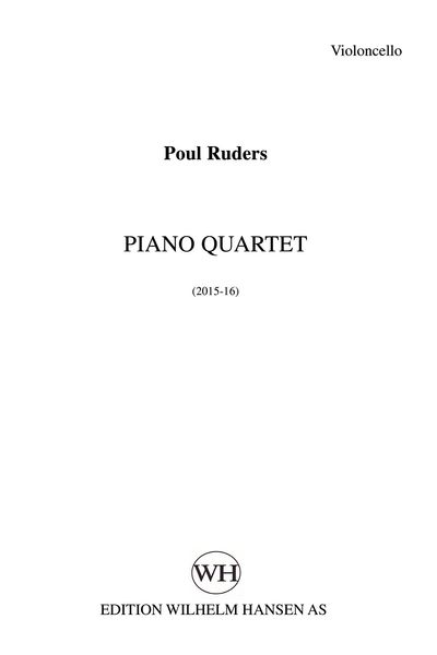 Piano Quartet (2015-16).