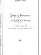 Songs of Innocence and of Experience : For Baritone Voice, Flute, Oboe, Violoncello and Harp.