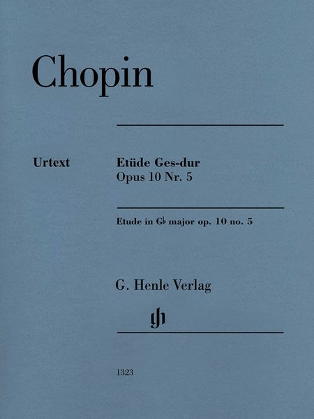 Etüde Ges-Dur, Op. 10 Nr. 5 : Für Klavier / edited by Ewald Zimmermann.