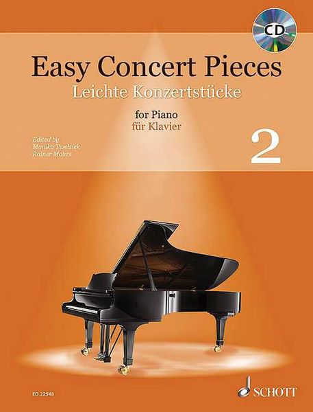 Easy Concert Pieces, Vol. 2 : For Piano / edited by Monika Twelsiek and Rainer Mohrs.