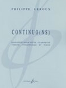 Continuo(NS) : Quintette Pour Flute, Clarinette, Violon, Violoncelle Et Piano.