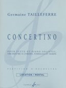 Concertino : Pour Flute Et Piano Solistes, Orchestre A Cordes, Timbales Et Harpe.
