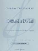 Hommage A Rameau : Pour 4 Percussionistes Et 2 Pianos.