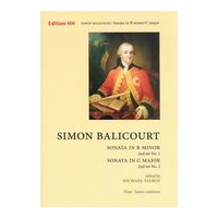 Sonata In B Minor; Sonata In C Major : For Flute and Basso Continuo / edited by Michael Talbot.