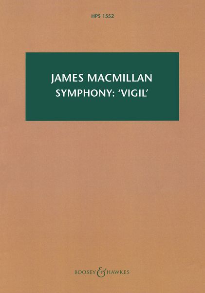 Symphony : Vigil - Third Part of The Orchestral Triptych Triduum (1997).