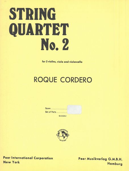 String Quartet No. 2 (In One Movement) (1968).