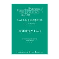 Concerto No. 2, Op. 15 : For Trumpet Quintet / arranged by Luc Rousselle.