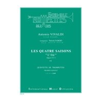 Quatre Saisons l'Ete Op 8, No. 2 : For Trumpet Quintet / arr. by Patrick Fabert.