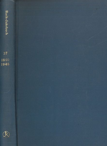 Bach-Jahrbuch 1940-1948.