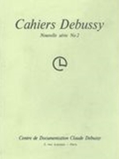 Cahiers Debussy, No. 2 - 1978.