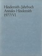 Hindemith - Jahrbuch, 1977/VI.