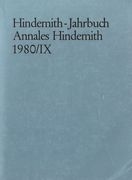Hindemith - Jahrbuch, 1980/IX.