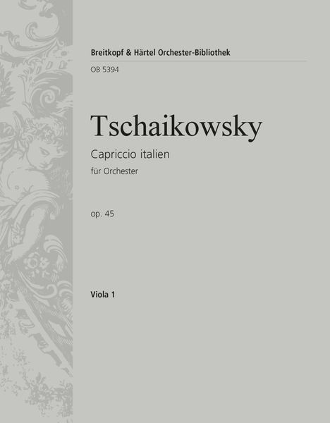 Capriccio Italien, Op. 45 : For Orchestra / edited by Polina Vajdman.