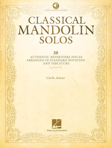 Classical Mandolin Solos / arranged by Carlo Aonzo.