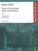 Thema Mit Variationen, Op. 15 : Für Klavier Solo / edited by Claus Woschenko.