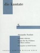 Infirmata Vulnerata : Kantate Für Alt, 2 Violinen und Basso Continuo / Hrsg. von Rudolf Ewerhart.