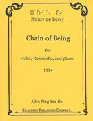 Chain Of Being : For Violin, Violoncello and Piano (1994).