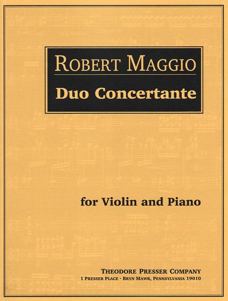 Duo Concertante : For Violin & Piano.