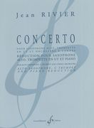 Concerto : Pour Saxophone Alto, Trompette Et Orchestre A Cordes - Piano reduction.