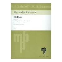 Obikhod : Concerto For Four Male Voices and String Orchestra (2003, Rev. 2014).