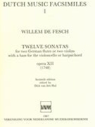 Twelve Sonatas : For 2 German Flutes Or 2 Violins With A Bass For The Violoncello Or Harpsichord.