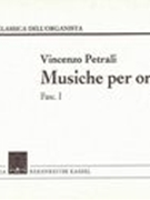 Musiche Per Organo, Fasc. I.