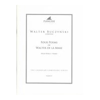 Four Poems of Walter De la Mare : For High Voice and Piano.