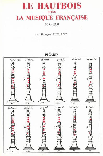 Hautbois Dans La Musique Française 1650-1800.