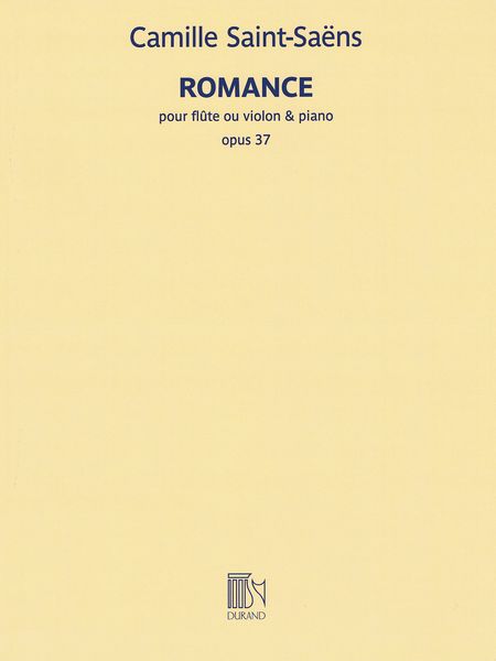 Romance, Op. 37 : Pour Flute Ou Violon Et Piano.