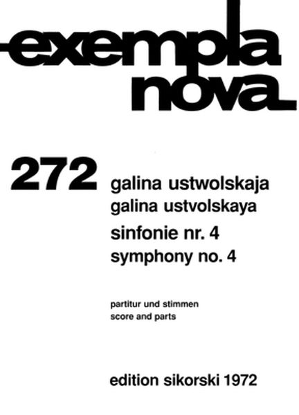 Symphony No. 4 : For Trumpet In B Flat, Tam-Tam, Contralto and Piano.