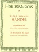 Trio Sonata In B Flat Major : For Oboe (Violin), Violin and Basso Continuo.