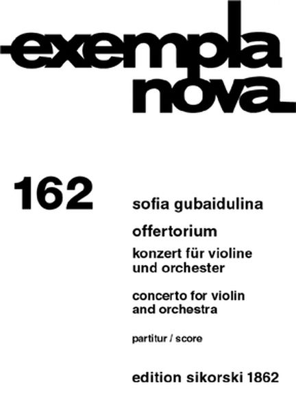 Offertorium : For Violin and Orchestra.