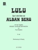 Lulu : Complete Vocal Score, Vol. 2 (Act 3).