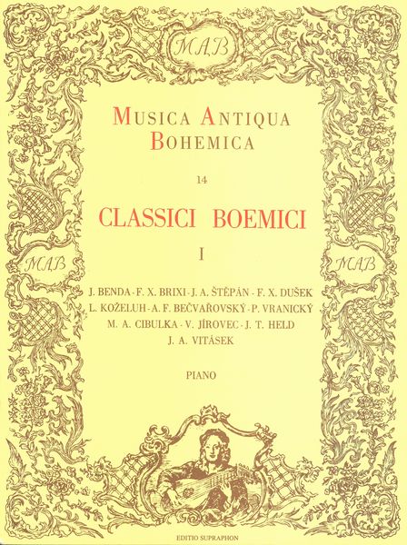 Classici Boemici, Vol. I : For Piano.