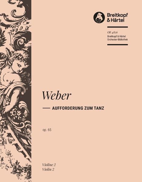 Aufforderung Zum Tanz, Op. 65 : Für Orchester.