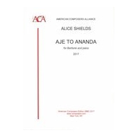 Aje To Ananda : For Baritone and Piano (2017).