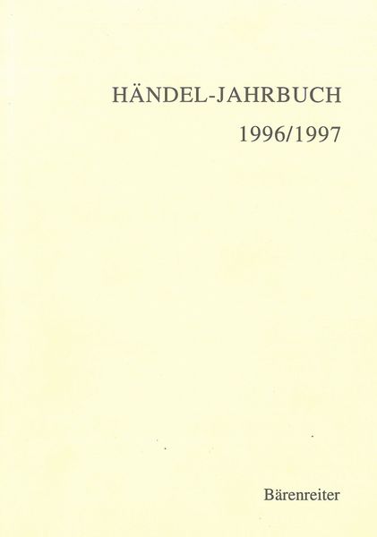 Händel-Jahrbuch 1996/1997.